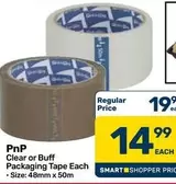 Clear - or Buff Packaging Tape