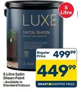 Satin Sheen Paint