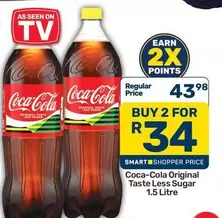Coca cola - Original Taste Less Sugar