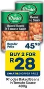 Rhodes - Baked Beans in Tomato Sauce