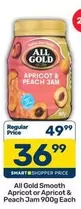 All Gold - Smooth Apricot or Apricot & Peach Jam