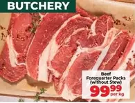 Beef Forequarter Packs