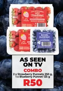 Strawberry Punnet and Blueberry Punnet