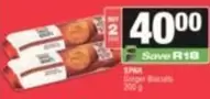 Spar - Ginger Biscuits