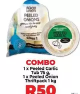 Lovers+ - Peeled Garlic Tub & Peeled Onion Thriftpack