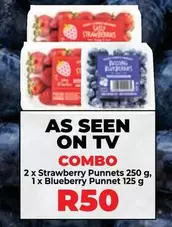 Strawberry and Blueberry Punnet Combo