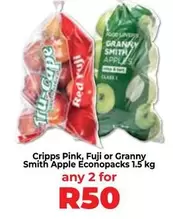 Apple - Cripps Pink, Fuji or Granny Smith s