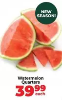 Watermelon Quarters