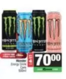 Monster - Energy Drink Cans