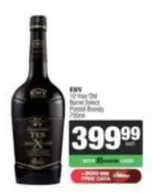 KWV - 10 Year Old Barrel Select Potstill Brandy