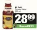 All Gold - Tomato Sauce