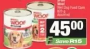 Cars - Wet Dog Food Cans
