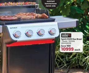weber - Spirit E410 Gas Braai