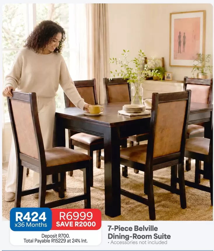 Total - 7-Piece Dining-Room Suite