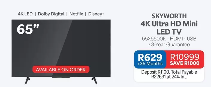 Skyworth - 4K Ultra HD Mini LED TV