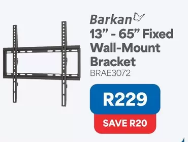 13" - 65" Fixed Wall-Mount Bracket BRAE3072