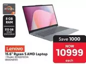 Lenovo - 15.6" Ryzen 5 AMD Laptop