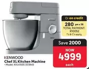 Kenwood - Chef XL Kitchen Machine KVL4100S