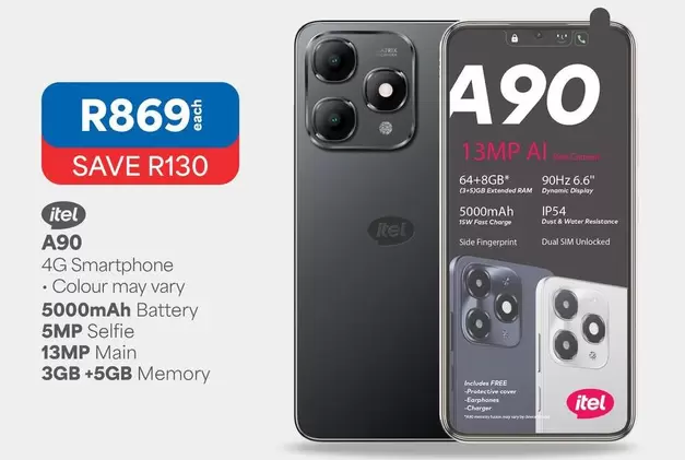 Itel - A90 4G Smartphone