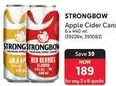 Strongbow - Apple Cider Cans 6 x 440 ml. (392284; 393082)
