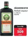 Jagermeister - Herbal Liqueur 1 x 750 mL (142116)