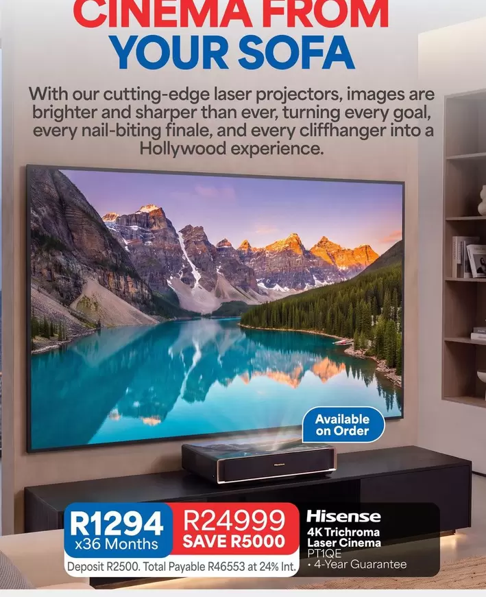 Hisense - 4K Trichroma Laser Cinema PTQE