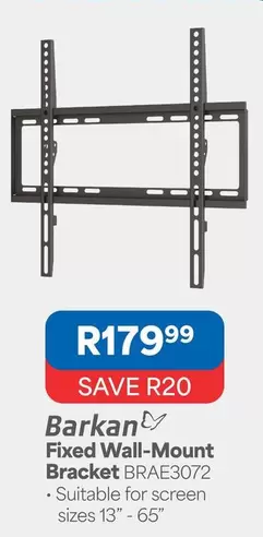 Fixed Wall-Mount Bracket BRAE3072