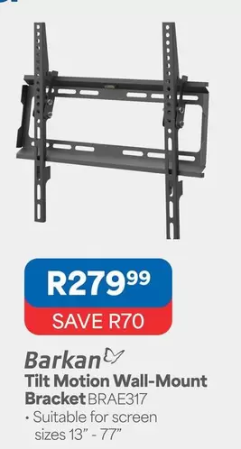 Tilt Motion Wall-Mount Bracket BRAE317