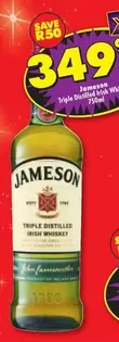 Jameson - Triple Distilled Irish Whiskey