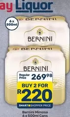 Bernini - Mimosa 6 x 500ml Cans