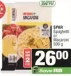 Spar - Spaghetti or Macaroni