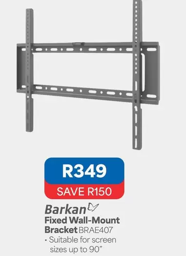 Fixed Wall-Mount Bracket BRAE407