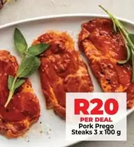 Pork Prego Steaks