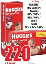 Huggies - Dry Comfort Diapers