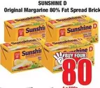 Original Margarine 80% Fat Spread Brick