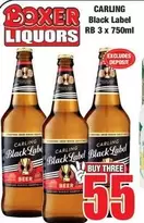 Carling - RB 3 x 750ml