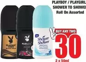 Playboy - Shower to Shower Roll On Assorted