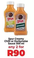Creamy Chilli or Durkynaise Sauce