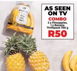 Pineapples and Bananas Combo