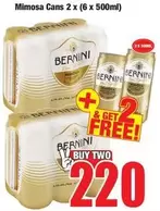 Bernini - Mimosa Cans
