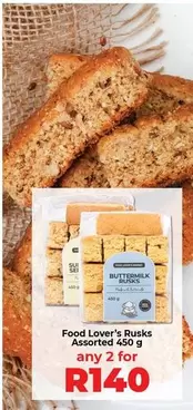 Food Lover's Rusks Assorted