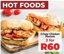 Crispy Chicken Paninis