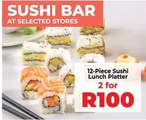 12-Piece Sushi Lunch Platter