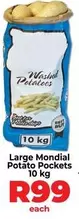 Large Mondial Potato Pockets