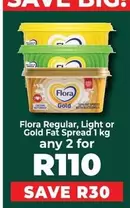 Flora - Regular, Light or Gold Fat Spread