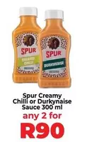 Creamy Chilli or Durkynaise Sauce