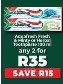 Aquafresh - Toothpaste