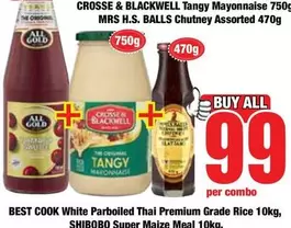Crosse & Blackwell - Tangy Mayonnaise and Chutney