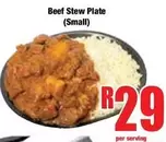 Beef Stew Plate