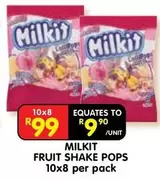 FRUIT SHAKE POPS